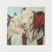 Tenture Vaches amoureuses (Devant (Horizontal))
