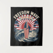Tenture Vague de liberté 4 juillet (Devant)