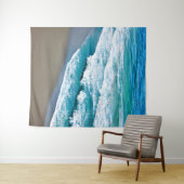 Tenture Vagues de mer de plage tropicale (En situation (horizontale))