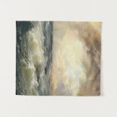 Tenture Vagues de tempête océanique (Devant (Horizontal))