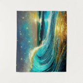 Tenture Vagues océaniques clignantes (Devant)