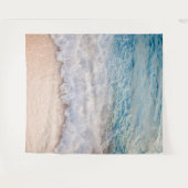 Tenture Vagues océaniques de bord de mer (Devant (Horizontal))