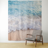 Tenture Vagues océaniques de bord de mer (En situation)