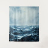 Tenture Vagues océaniques des mers dures (Devant)
