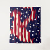 Tenture Vagues patriotiques (Devant)