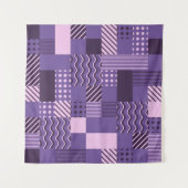 Tenture Vagues Points Gris : Moderne Sans Fil. (Devant (Horizontal))
