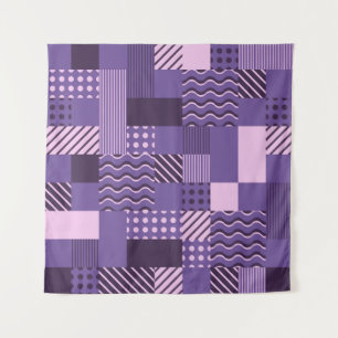 Tenture Vagues Points Gris : Moderne Sans Fil.