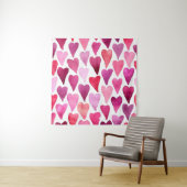 Tenture Valentine jour sans couture motif (En situation)