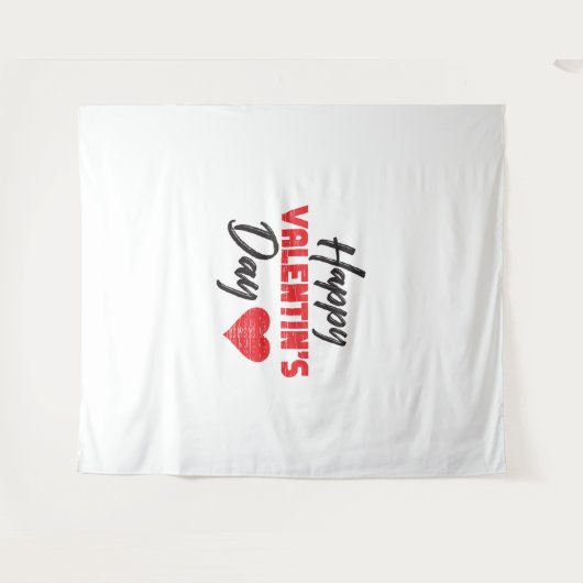 Tenture valentine's day (Devant (Horizontal))