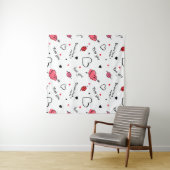 Tenture Valentine's Hearts Arrow sans couture (En situation (horizontale))