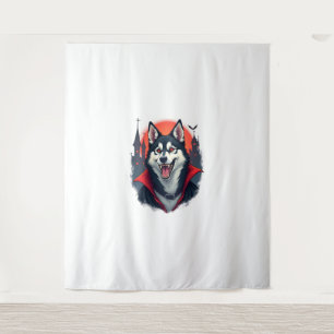 Tenture Vampire Husky Bite