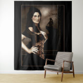 Tenture Vampire victorien Werewolf (En situation)