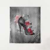 Tenture Vampy Spike Stiletto | Rouge Rose Haut-talon Grung (Devant)