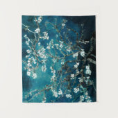 Tenture Van Gogh Almond Blossoms Dark Turquoise (Devant)