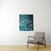 Tenture Van Gogh Almond Blossoms Dark Turquoise (En situation)