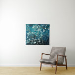 Tenture Van Gogh Almond Blossoms Dark Turquoise<br><div class="desc">"Murs qui fleurissent avec l’art" Transformez votre espace en galerie avec une tapisserie des fleurs d’amandes de Van Gogh en turquoise riche. Léger mais impactable, il apporte élégance, mouvement et art à n'importe quel mur. tapisserie aux fleurs d'amande, tentures Van Gogh, décoration textile d'inspiration art, tapisserie florale, accent maison turquoise...</div>