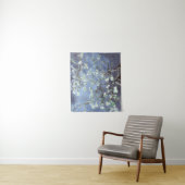 Tenture Van Gogh Almond Blossoms en acier bleu (En situation)
