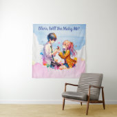 Tenture Vas-tu m'épouser | Proposition de mariage d'anime (En situation)