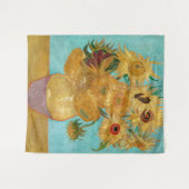 Tenture Vase avec douze tournesols | Van Gogh | (Devant (Horizontal))