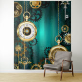 Tenture Veille bijoux Steampunk sur un Arrière - plan vert (En situation)