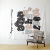 Tenture Veille du Nouvel An Compte à Rebours Premier Anniv (En situation (horizontale))