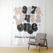 Tenture Veille du Nouvel An Premier Anniversaire (En situation)