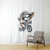 Tenture Vélo d'équitation Sloth (En situation)