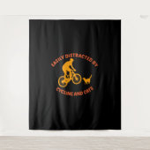 Tenture vélo et chat (Devant)