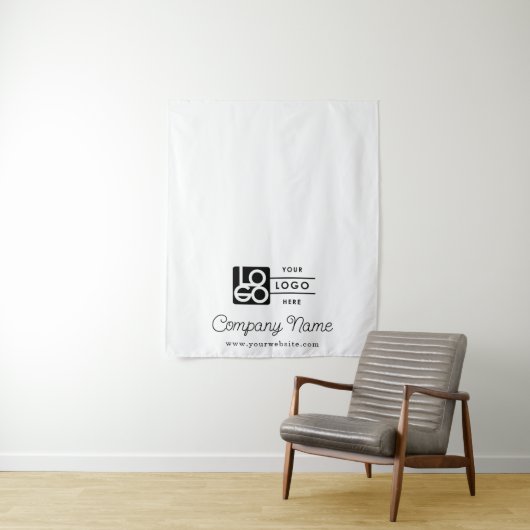Tenture Vendor Business Logo Table Runner Banner Script (En situation)
