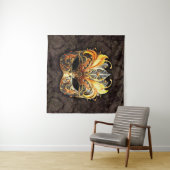 Tenture Venetian Masquerade Golden Mask (En situation (horizontale))