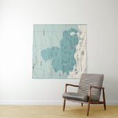 Tenture Venezuela Map - Vintage High Detailed vintage Illu (En situation (horizontale))