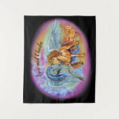 Tenture Vent et flamme, Pegasus et Unicorne (Devant)