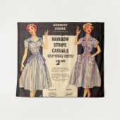 Tenture Vente 1953 de robe de magasin de souterrain de (Devant (Horizontal))