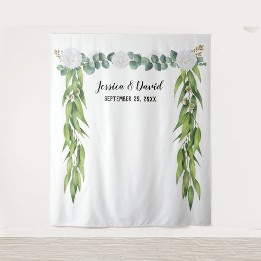 Tenture Verdure botanique Arc Feuille Mariage Arc Arc Arc  (Devant)