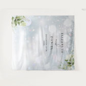 Tenture Verdure Mariage d'hiver Contexte photo (Devant (Horizontal))
