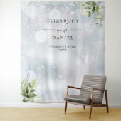 Tenture Verdure Mariage d'hiver Contexte photo (En situation)