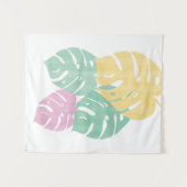 Tenture Verdure tropicale - Monstera Feuilles (Devant (Horizontal))