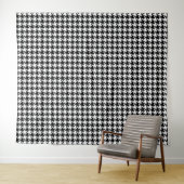 Tenture Vérification de la position de base en noir et bla (En situation (horizontale))