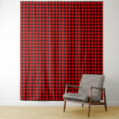 Tenture Vérification de la position de base rouge et noire (En situation)