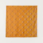 Tenture Véritable rembourrage en cuir marron. (Devant (Horizontal))