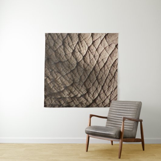 Tenture Véritable Texture De Peau D'Éléphant, Rincée. (En situation (horizontale))