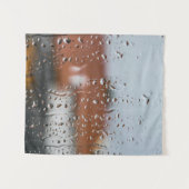 Tenture Verre avec gouttes d'eau (Devant (Horizontal))