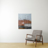 Tenture Verre avec gouttes d'eau (En situation)
