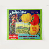 Tenture vers 1900 Appleton Apples crate étiquette print (Devant (Horizontal))