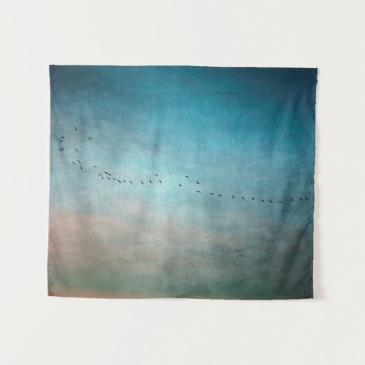 Tenture vers le coucher du soleil (Devant (Horizontal))