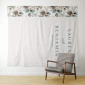 Tenture Vert Botanique Serein Atténué (En situation (horizontale))