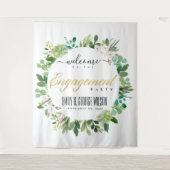 TENTURE VERT FOLIAGE WREATT EAU COULEUR FIANÇAILLES ACCUEI (Devant)