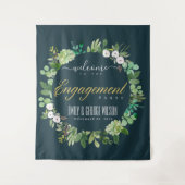 TENTURE VERT FOLIAGE WREATT EAU COULEUR FIANÇAILLES ACCUEI (Devant)