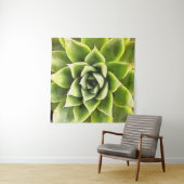 Tenture Vert Succulent Gros Plan Cactus (En situation (horizontale))
