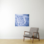 Tenture Veste de costume blanc et bleu (En situation (horizontale))